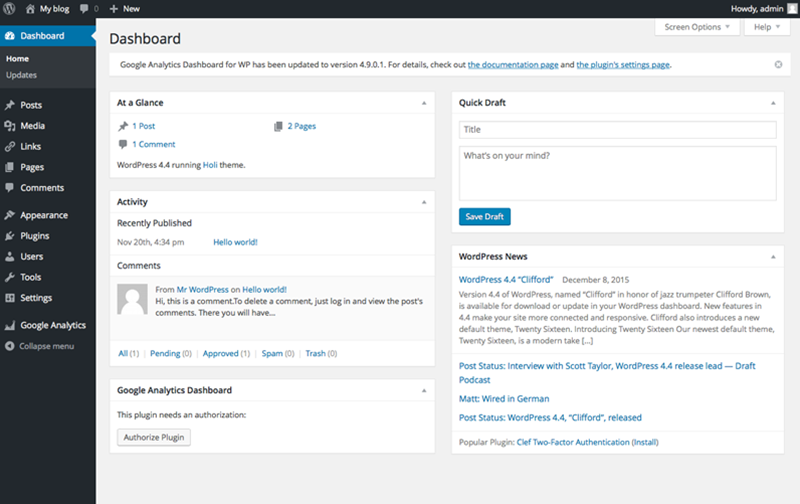 Domain Dashboard